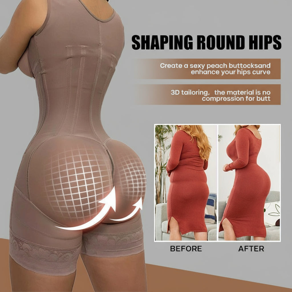 Fajas Colombianas Double Tummy Control Full Body Shapewear